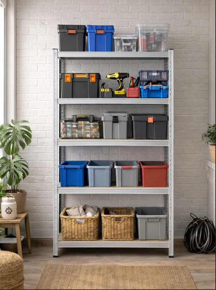 Стеллаж складской xenos strongline 180x100x50cm 2