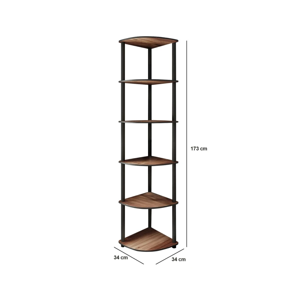 Стеллаж hanah home bookcase 6 corner 4