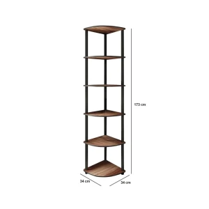 Стеллаж hanah home bookcase 6 corner Thumbnail 4