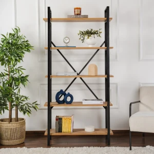 Стеллаж hanah home elysian atlantic pine black Thumbnail 2