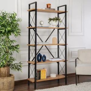 Стеллаж hanah home elysian atlantic pine black