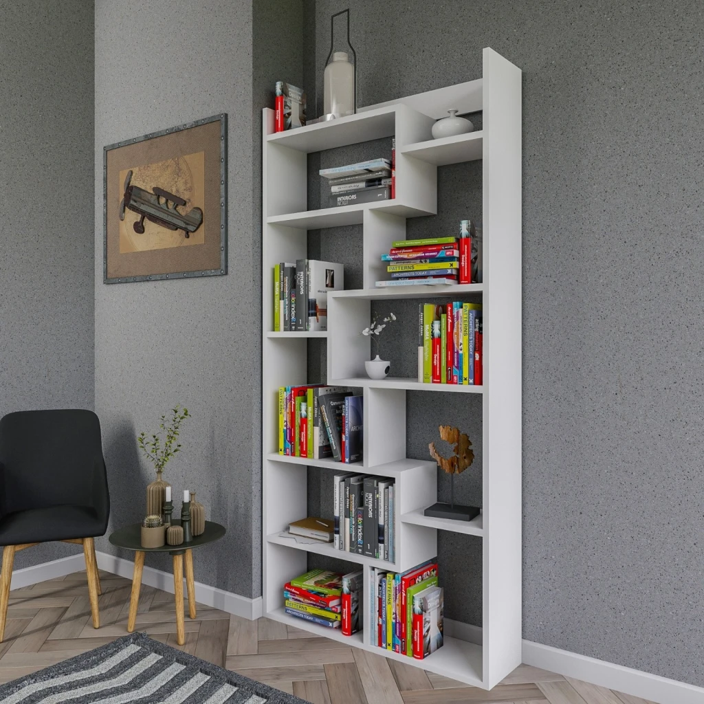 Стеллаж hanah home kuttap white 2