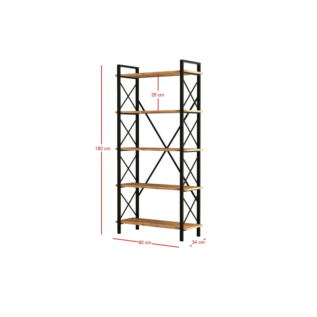Стеллаж hanah home nero elit 11