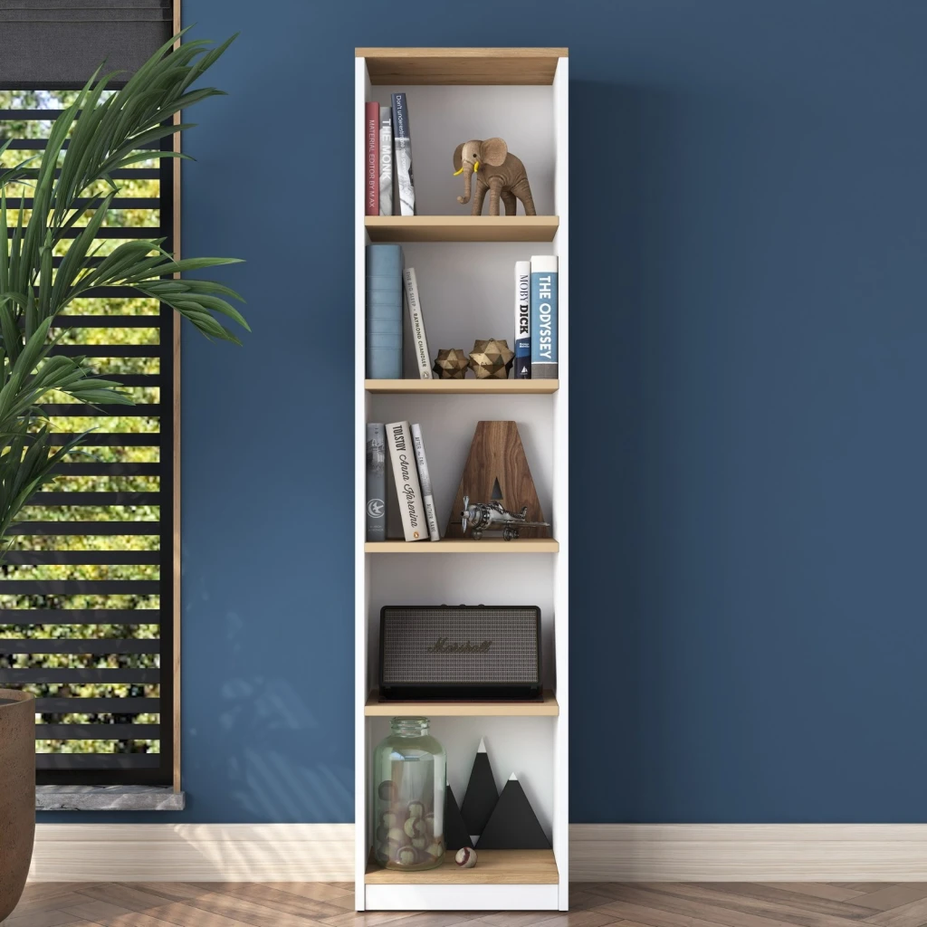 Стеллаж rani hc111 white walnut 2