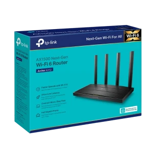 Router fără fir tp-link archer ax12, negru Thumbnail 3