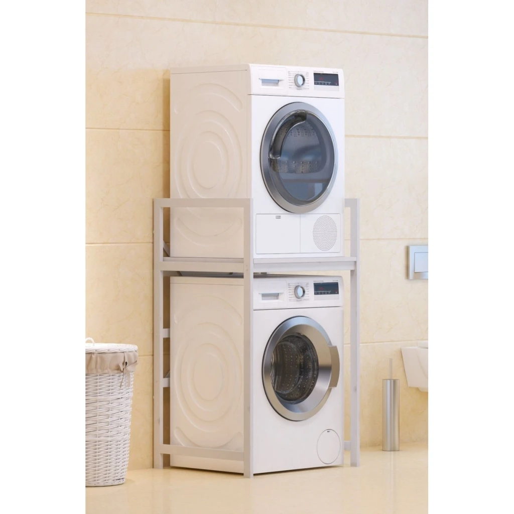 Стеллаж для стиральной машины hanah home c7 black 6