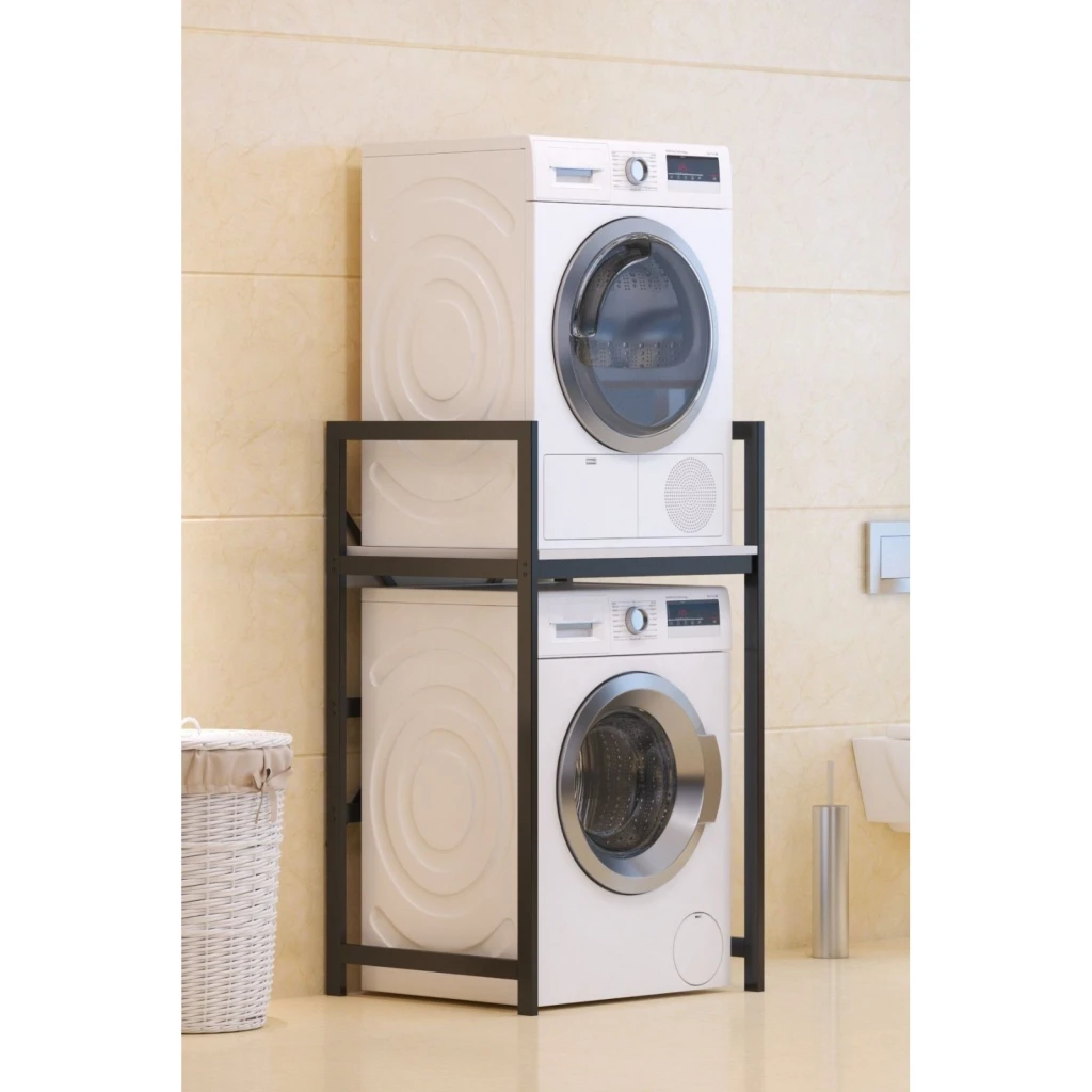 Стеллаж для стиральной машины hanah home c7 black 7