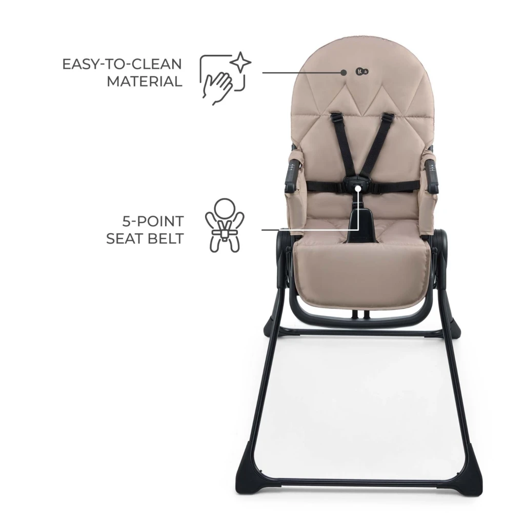 Стульчик для кормления kinderkraft binci beige (khbinc00beg0000) 5
