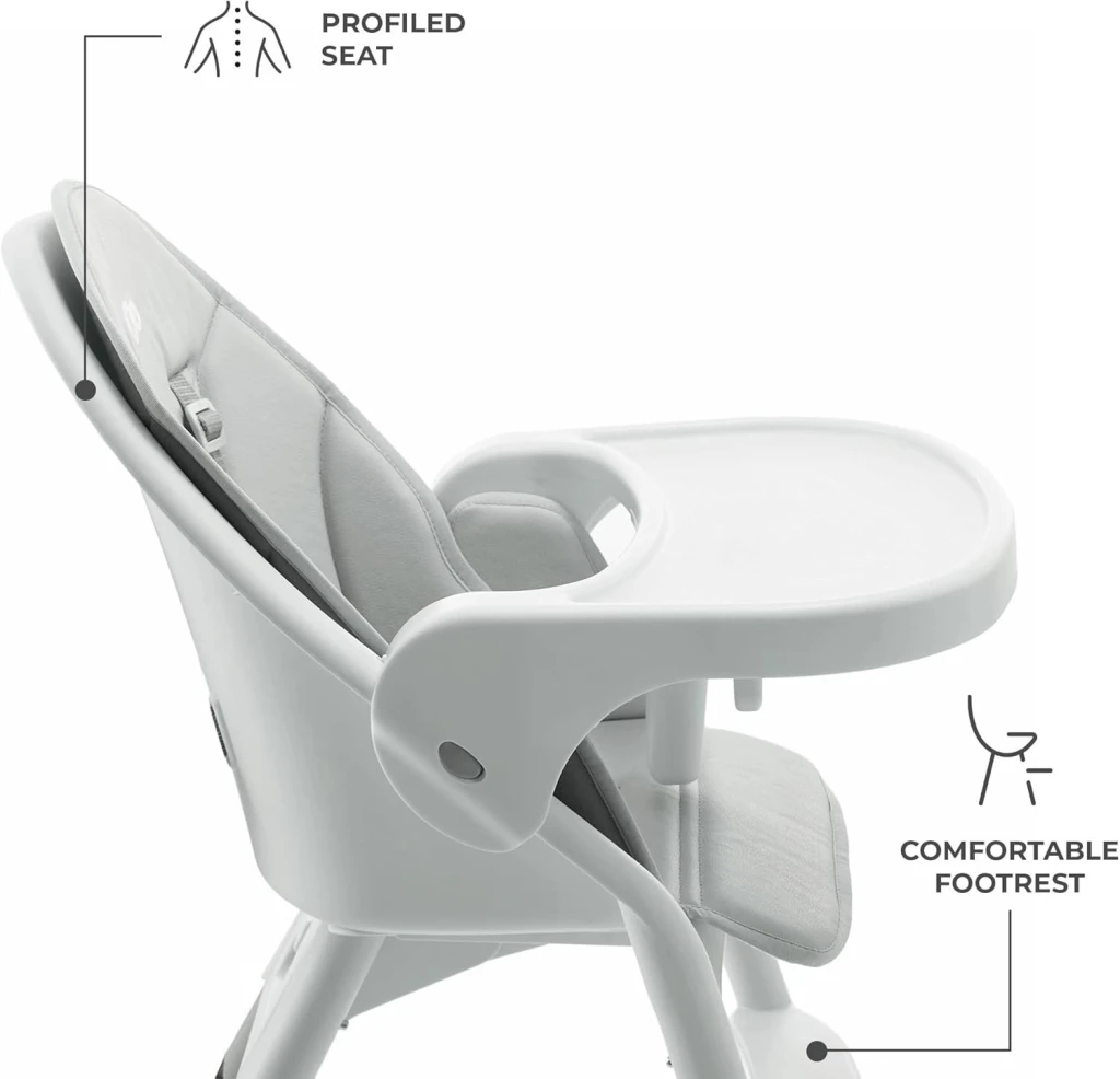 Стульчик для кормления kinderkraft dinnly 2in1 light grey (khdinn00lgr0000) 6