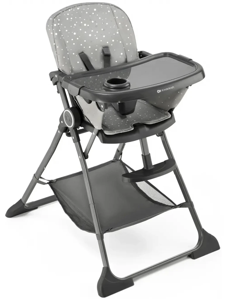 Стульчик для кормления kinderkraft foldee grey (khfold00gry0000) 4