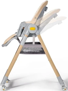 Стульчик для кормления kinderkraft lastree wood (khlast00begw000) Thumbnail 2
