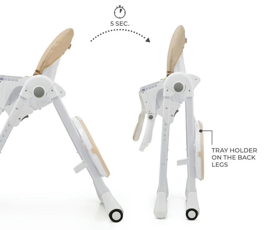 Стульчик для кормления kinderkraft tummie beige (khtumm00beg0000) 8