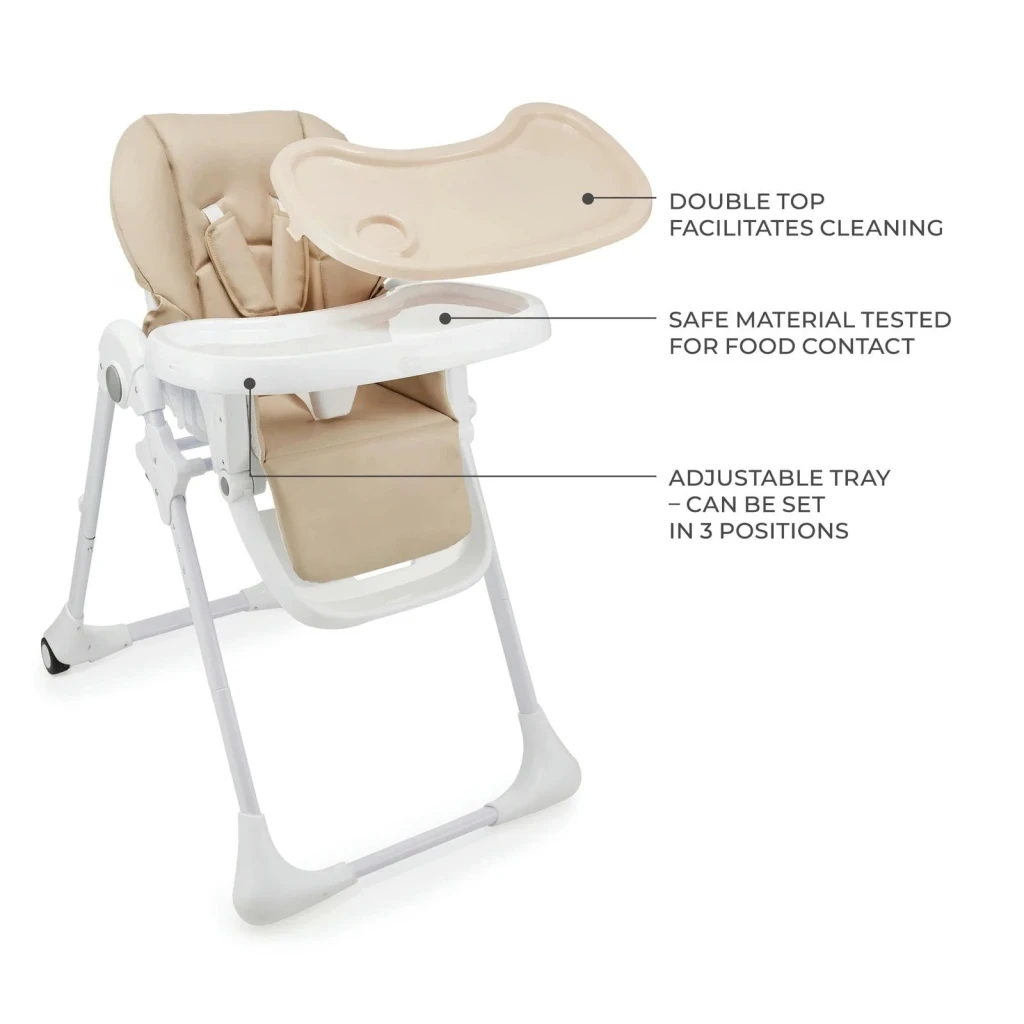 Стульчик для кормления kinderkraft tummie beige (khtumm00beg0000) 6