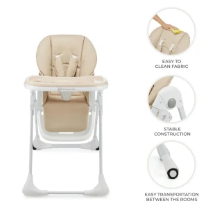 Стульчик для кормления kinderkraft tummie beige (khtumm00beg0000) Thumbnail 9
