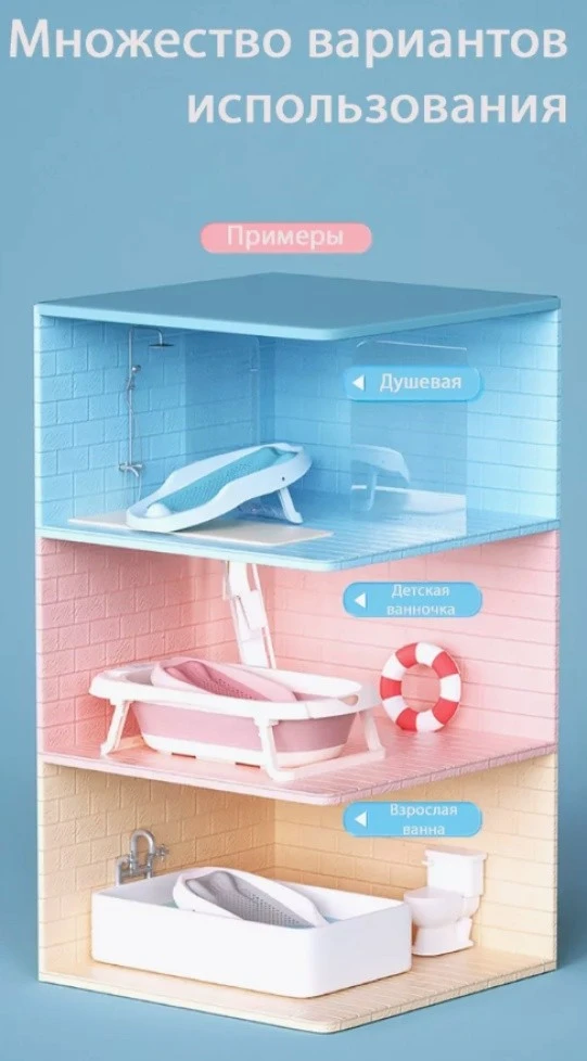 Suport pentru baie 4play aquatic blue 3