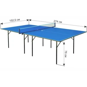 Теннисный стол gsi sport hobby light gk-1 indoor blue Thumbnail 2