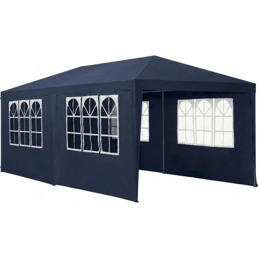 Cort-baldachin saska garden pavilion tent blue 6x3m 4