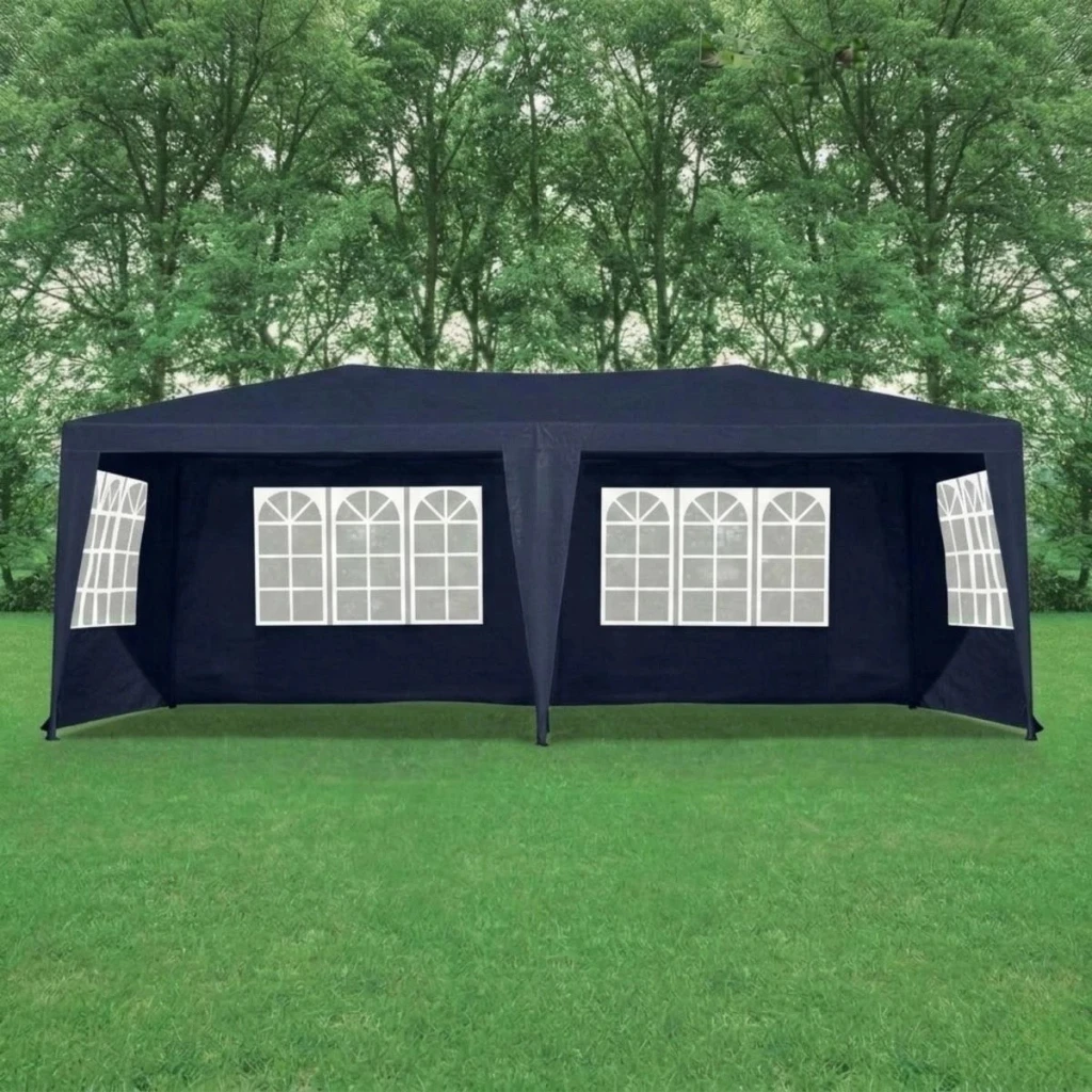 Cort-baldachin saska garden pavilion tent blue 6x3m 5