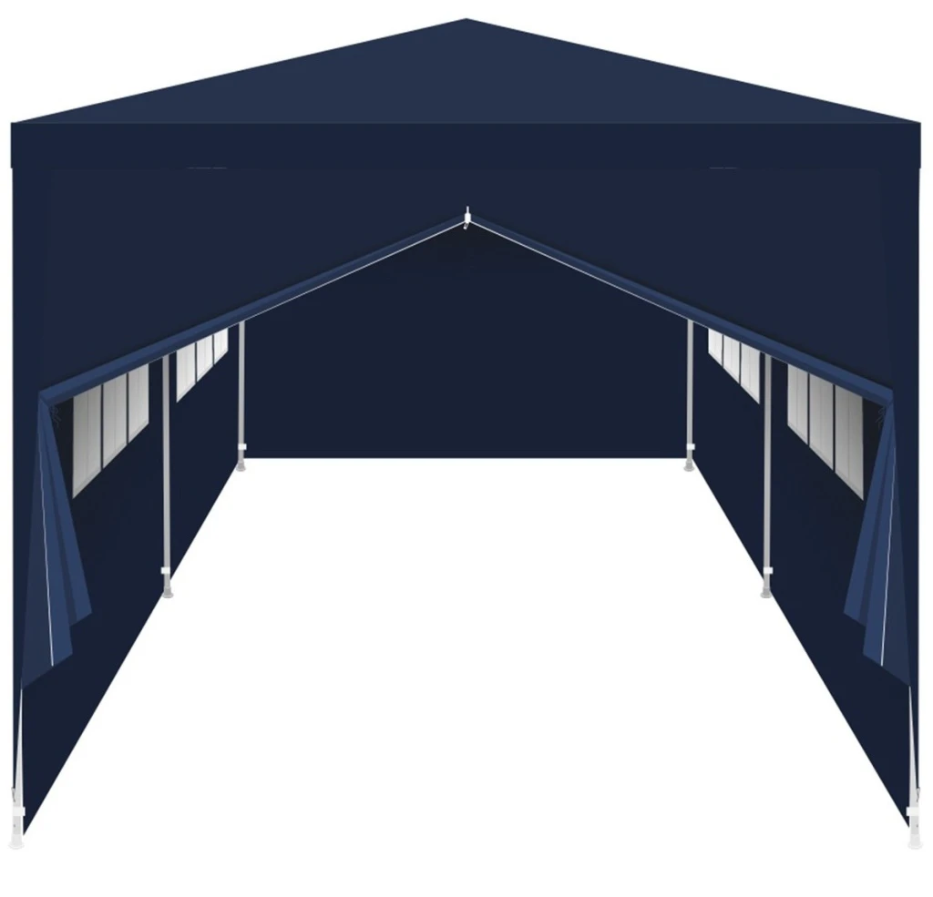 Cort-baldachin saska garden pavilion tent blue 6x3m 2
