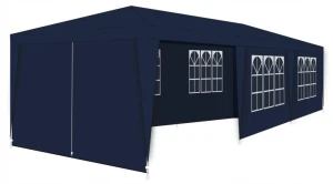 Шатёр saska garden pavilion tent navy blue 9x3m Thumbnail 2