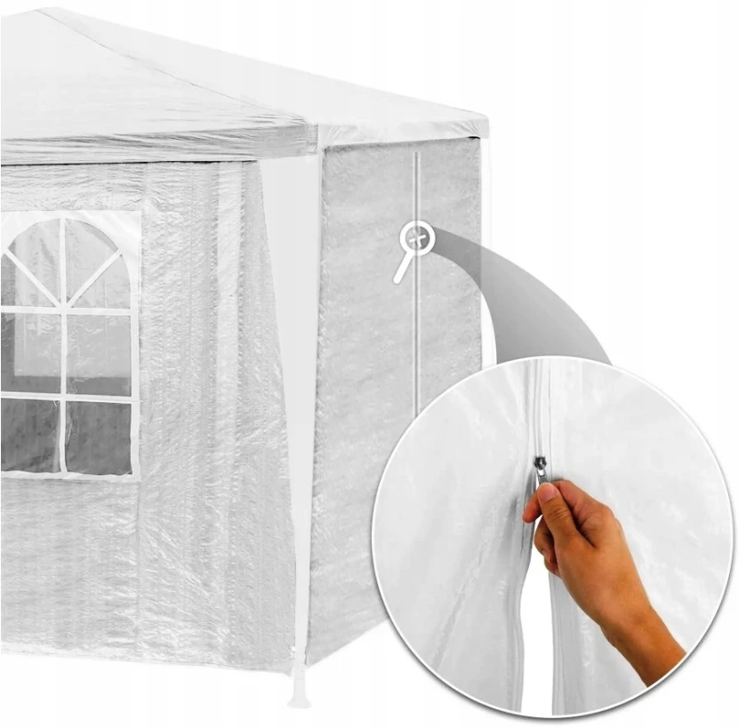 Шатер saska garden pavilion tent white 9x3m 4
