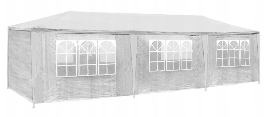 Шатер saska garden pavilion tent white 9x3m 8