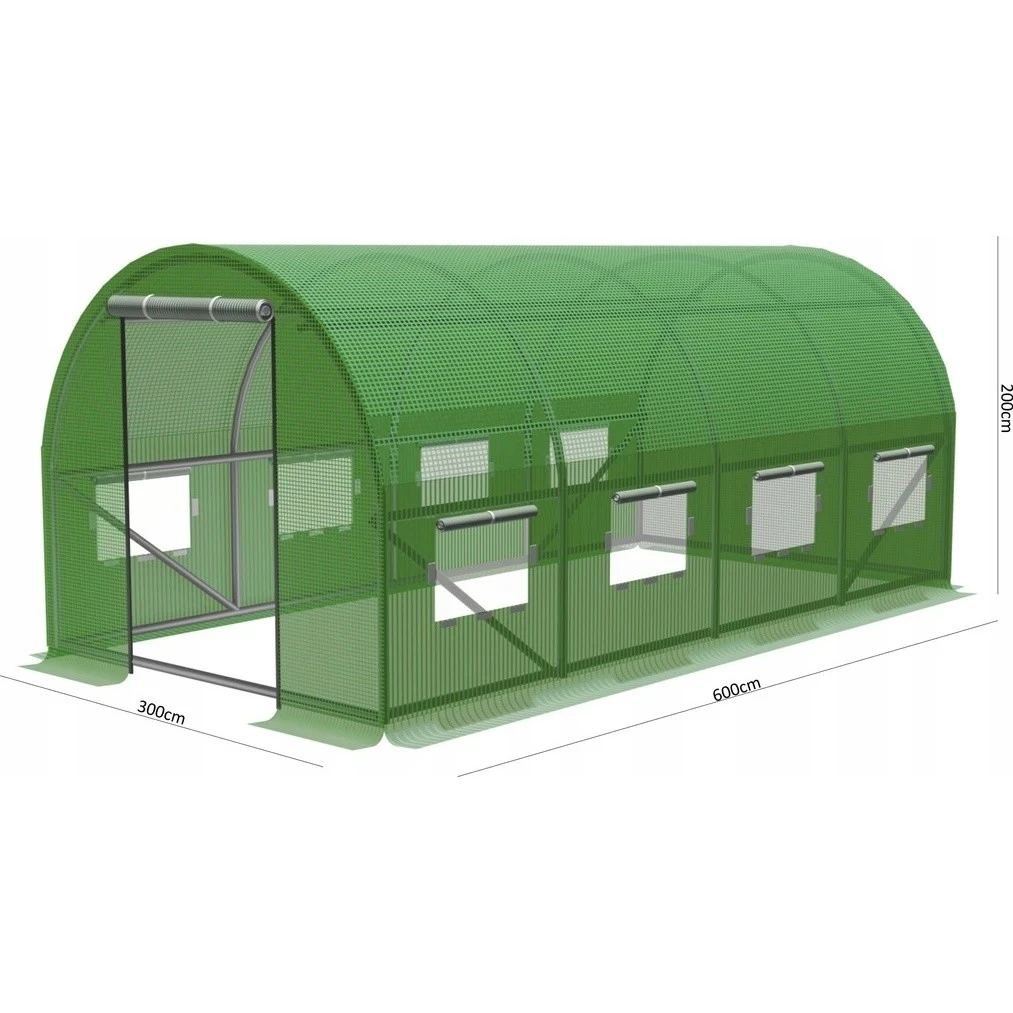 Seră gardenline tun5613 6x3x2m 4