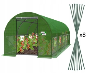 Теплица gardenline tun5620 8x3x2m
