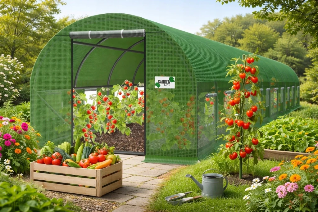 Seră gardenline tun8009 10x4x2m 2