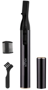 Триммер для носа и ушей adler ad-2934 black Thumbnail 2