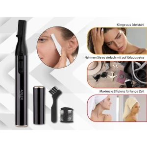 Trimmer pentru nas și urechi adler ad-2934 black Thumbnail 6