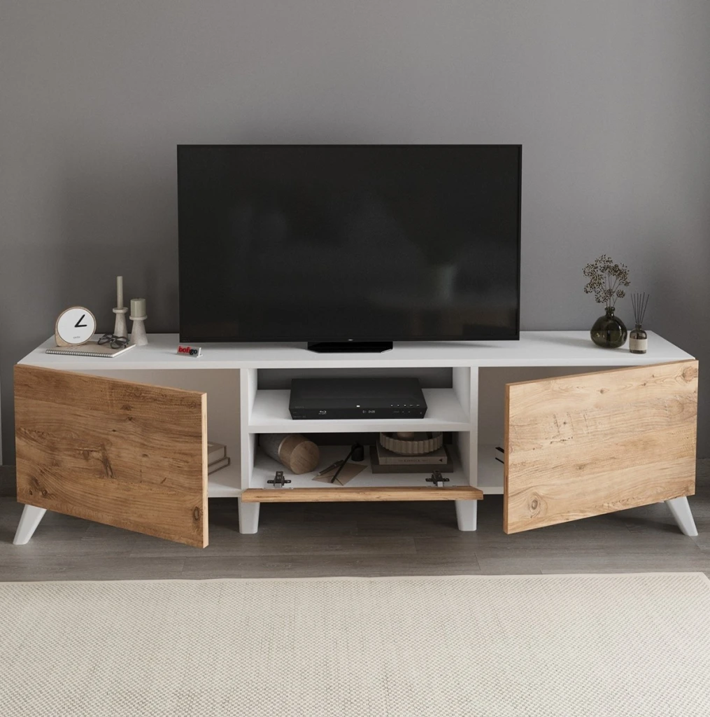 Mobilier tv bofigo 11-16-01 white/pine 2
