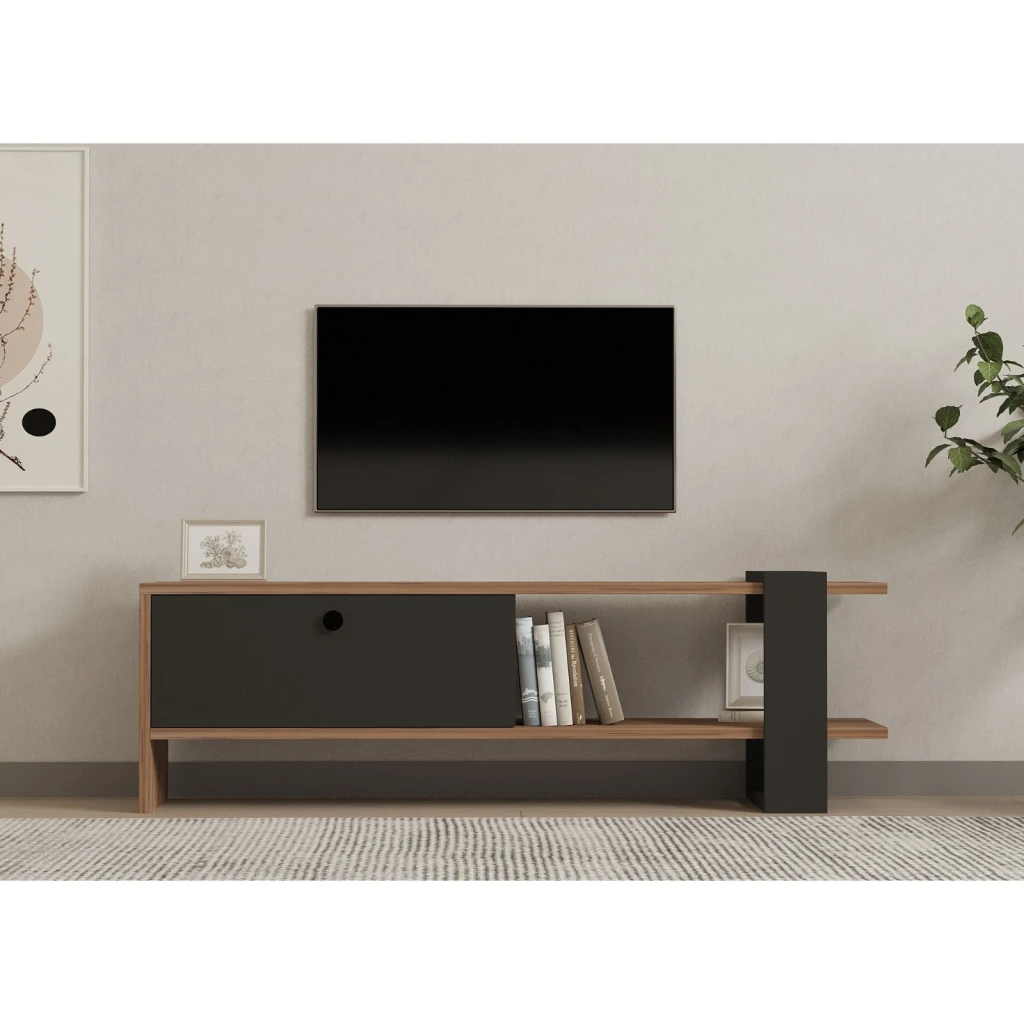 Mobilier tv hanah home ova oak anthracite 2