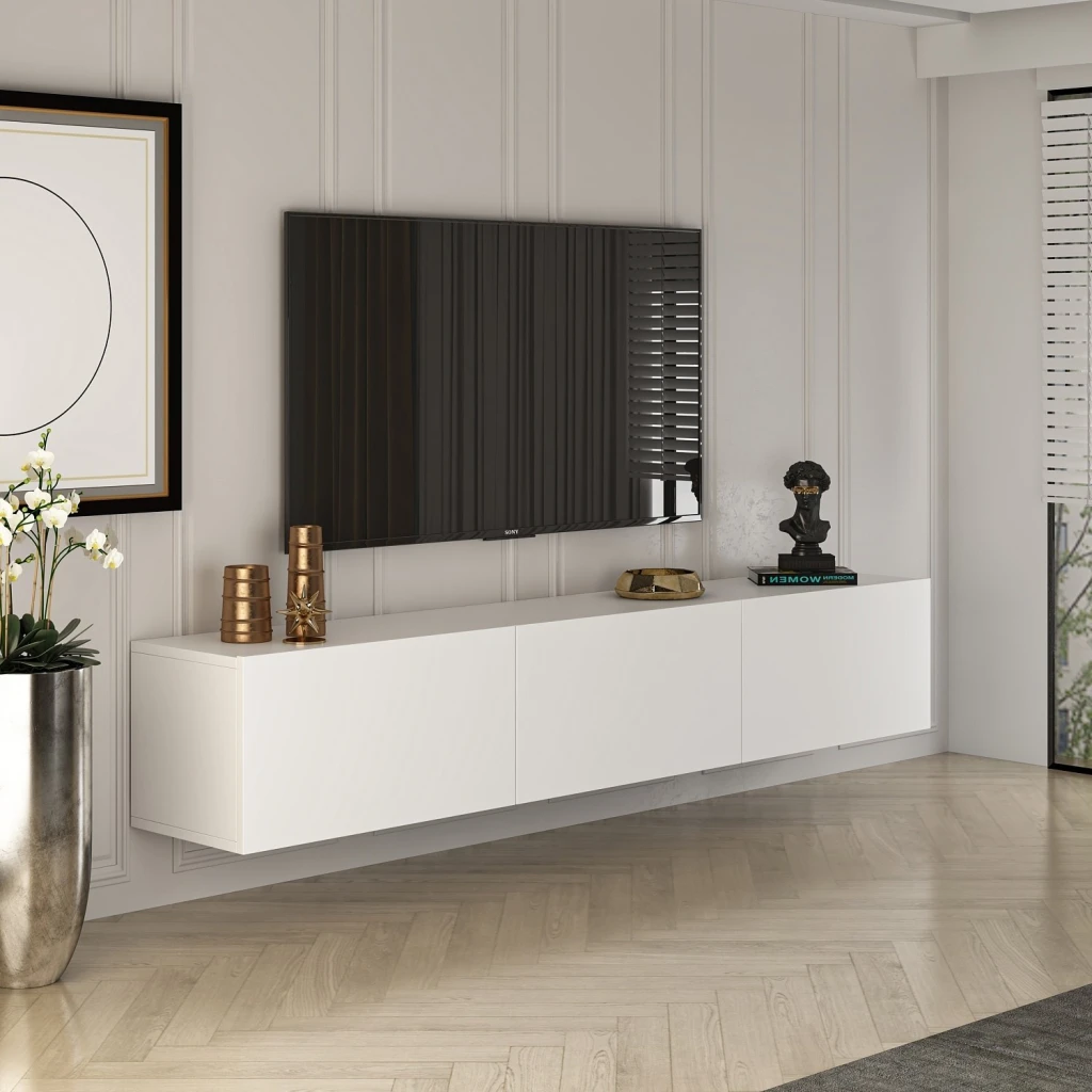 Тумба под тв hanah home west white 2