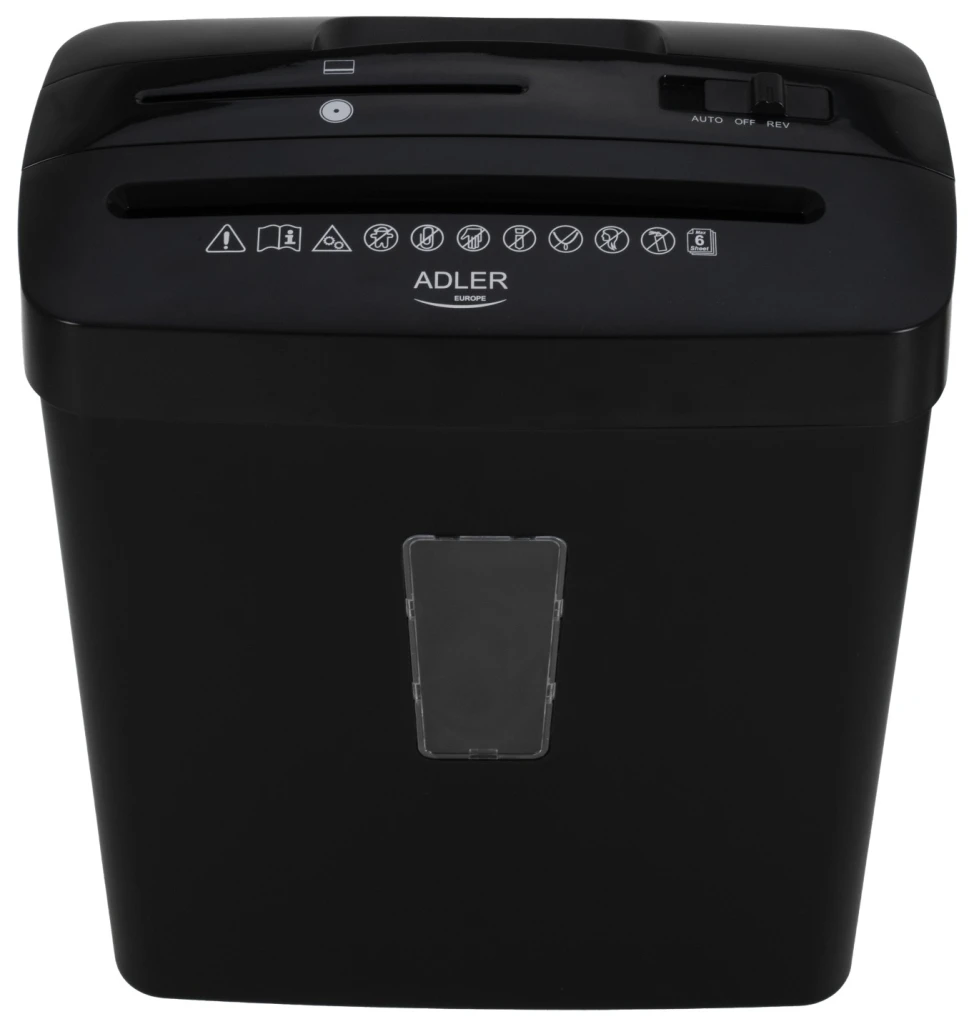 Distrugător de documente adler ad-1037 black 4