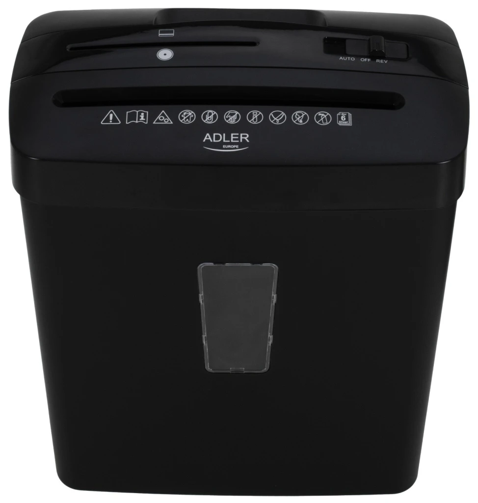 Distrugător de documente adler ad-1037 black 3