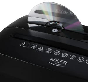 Distrugător de documente adler ad-1037 black Thumbnail 5