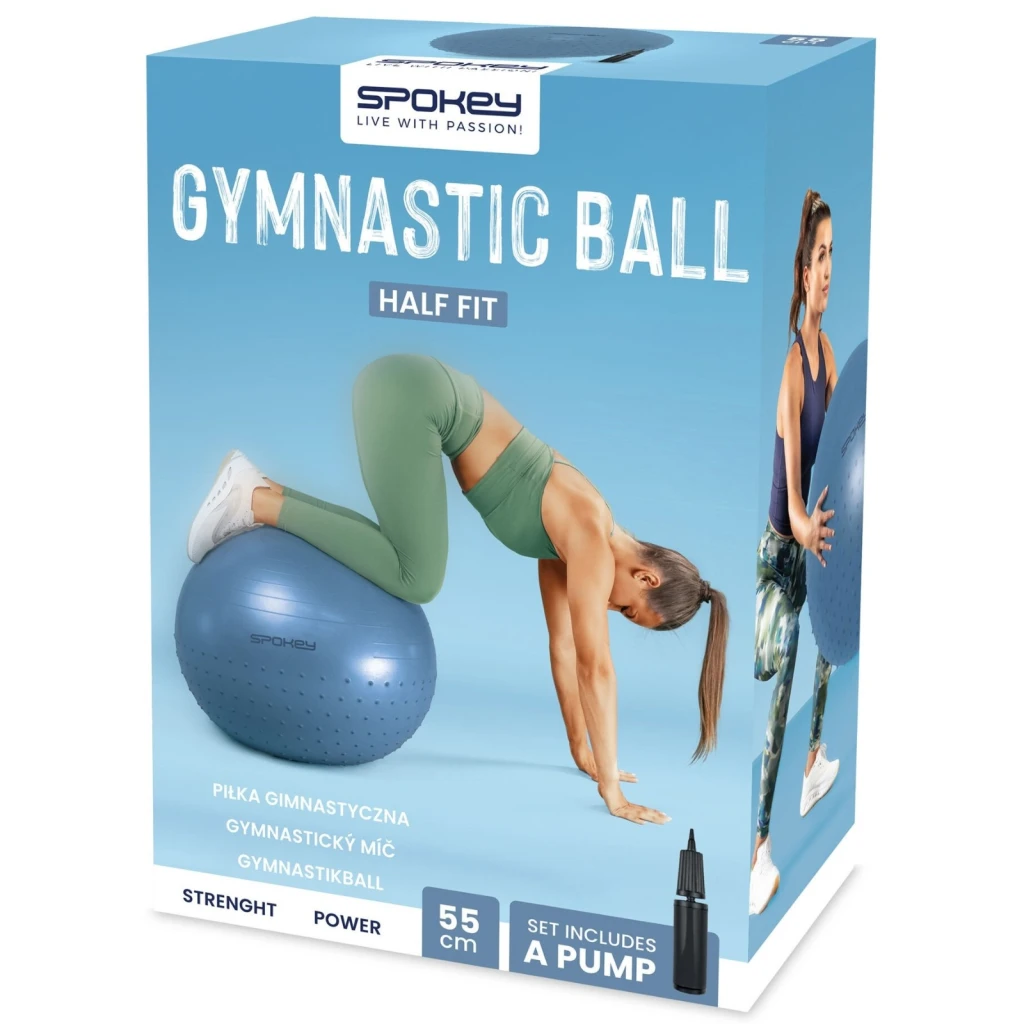 Fitball spokey half fit 55cm blue (943627) 6