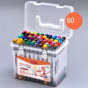 Набор фломастеров 4play students world 60pcs Thumbnail 2