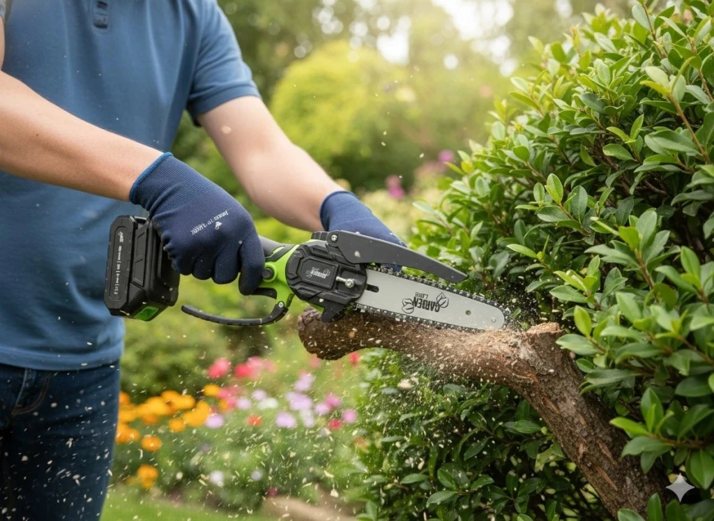 Ferăstrău cu lanț cu acumulator gardenline wan5493 6