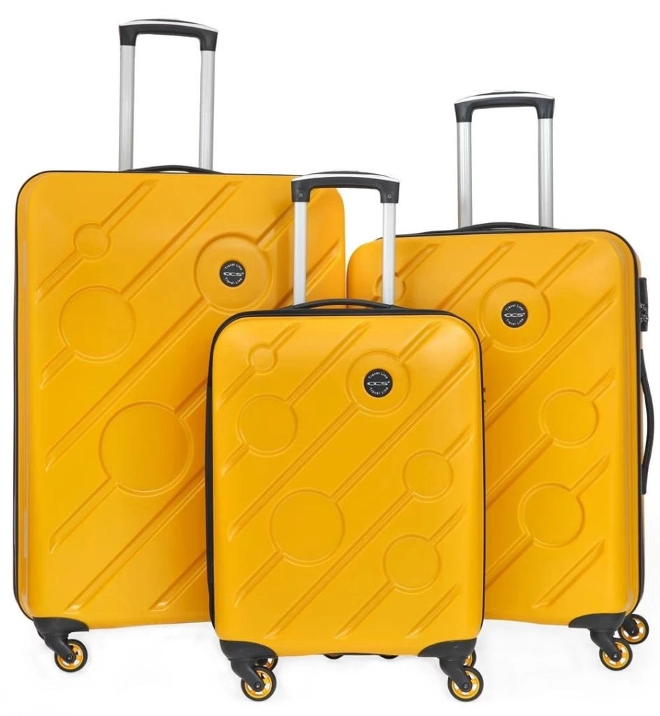 Комплект чемоданов ccs 5208 set black 10
