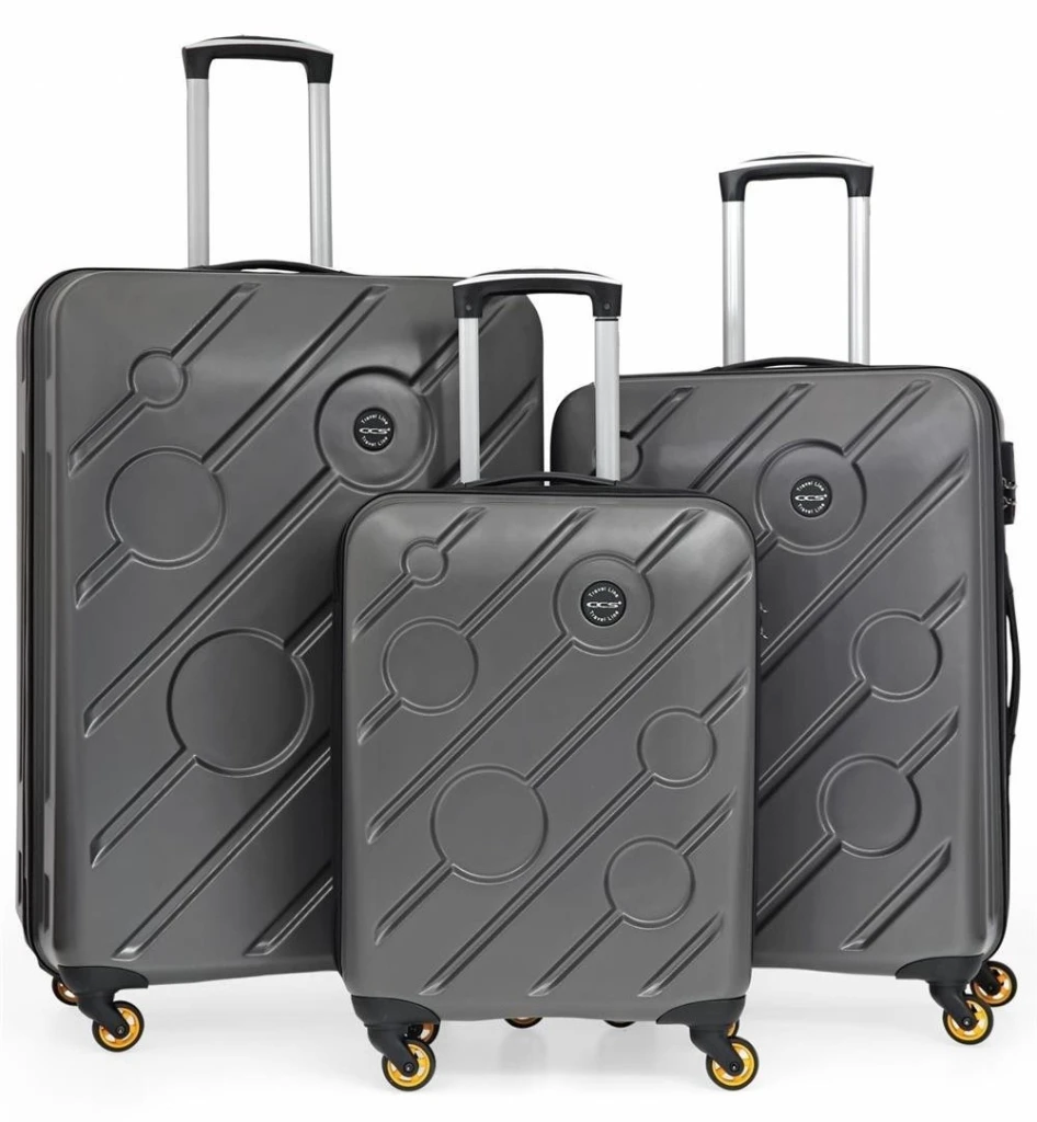 Комплект чемоданов ccs 5208 set black 7