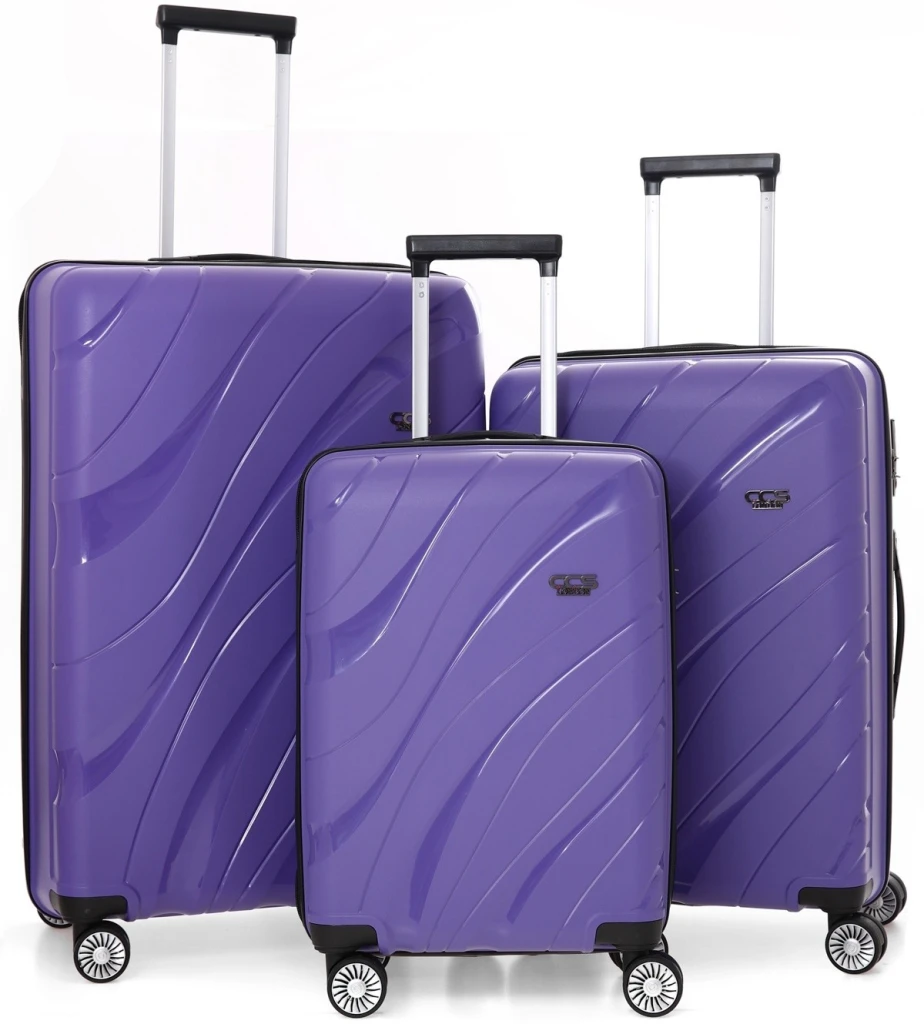 Комплект чемоданов ccs 5223 set anthracite 16