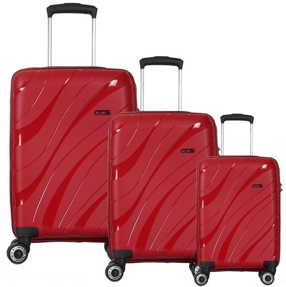 Комплект чемоданов ccs 5223 set anthracite 9