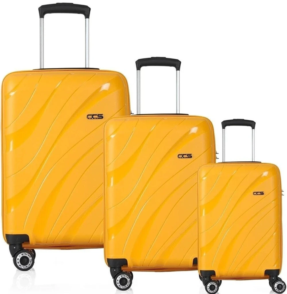 Комплект чемоданов ccs 5223 set anthracite 17