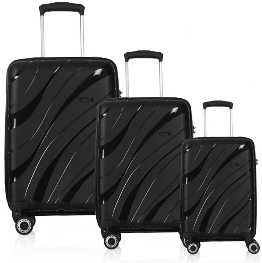 Комплект чемоданов ccs 5223 set anthracite 7