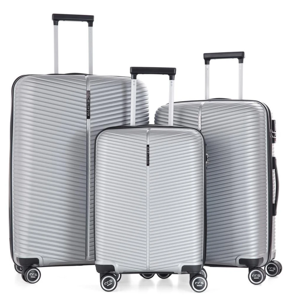 Комплект чемоданов ccs 5224 set anthracite 17