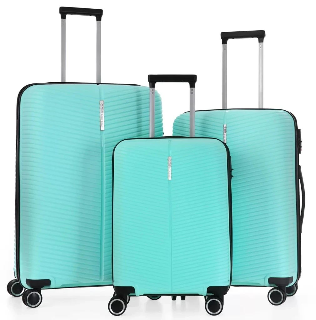 Комплект чемоданов ccs 5224 set anthracite 18