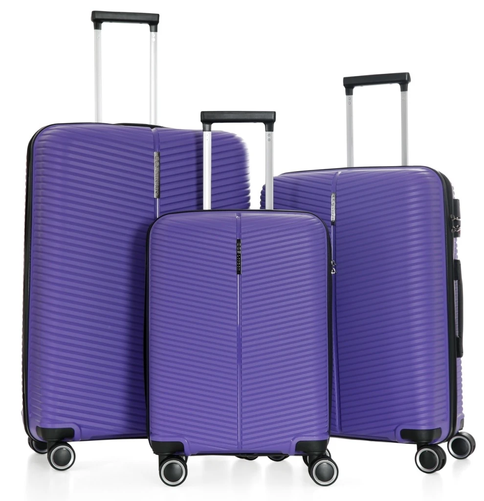 Комплект чемоданов ccs 5224 set anthracite 16