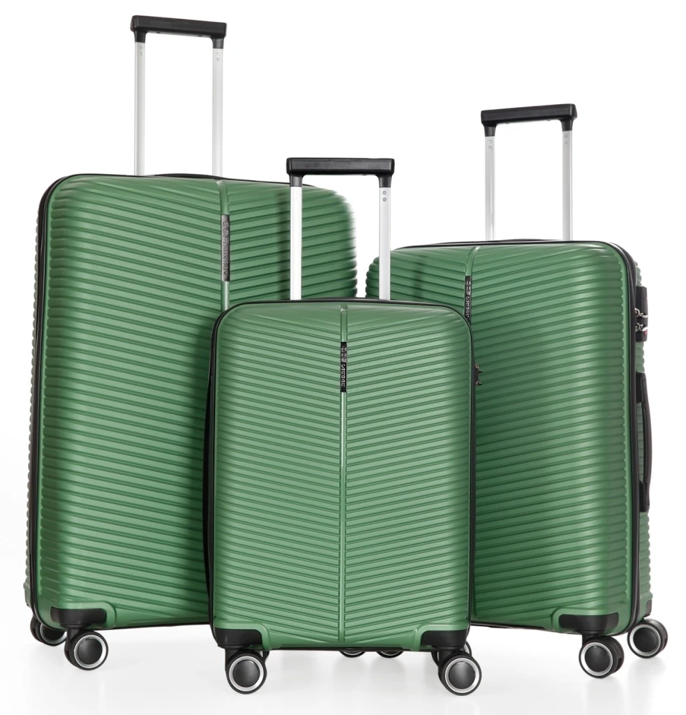 Комплект чемоданов ccs 5224 set anthracite 12
